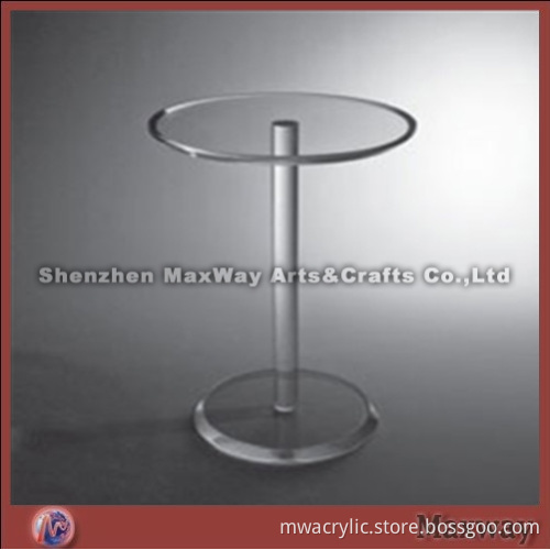 Mini transparent acrylic furniture table or vase/adornment holder